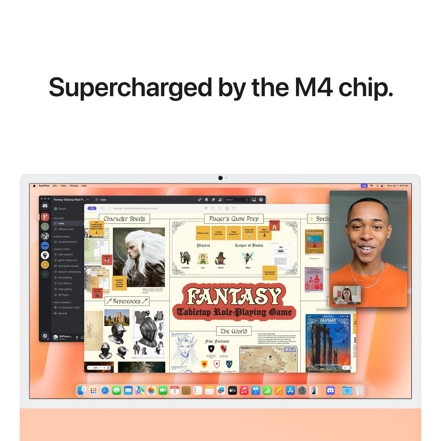 24-inch iMac with Retina 4.5K display: Apple M4 chip with 8-core CPU and 8-core GPU, 256GB SSD - Orange