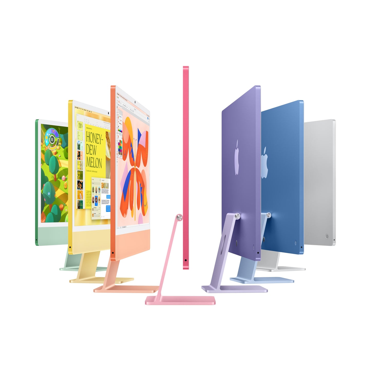 24-inch iMac with Retina 4.5K display: Apple M4 chip with 8-core CPU and 8-core GPU, 256GB SSD - Pink