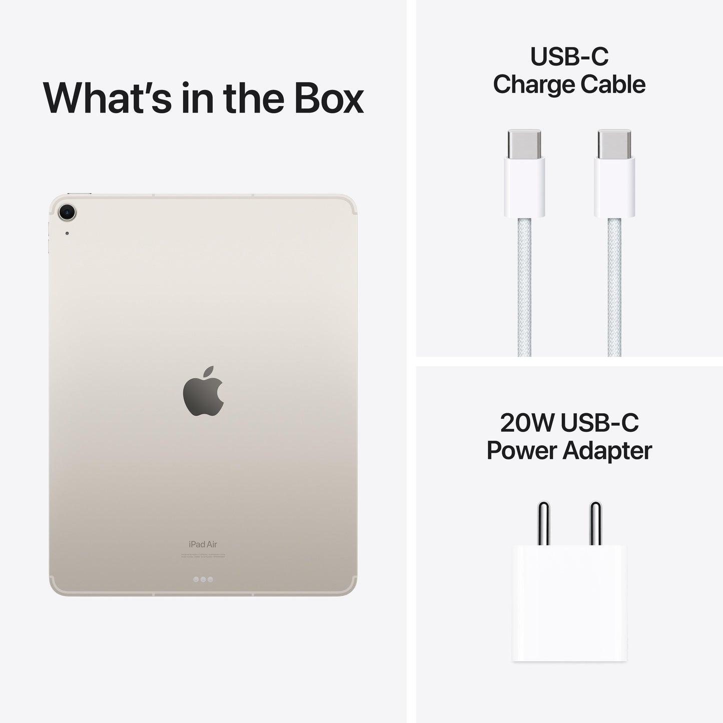 13-inch iPad Air Wi-Fi + Cellular 1TB - Starlight (M2)
