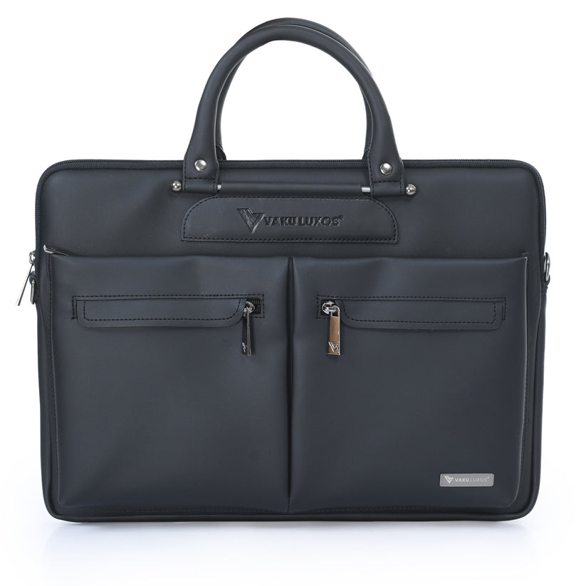 vaku-luxos®-marcella-front-zippered-pockets-sleeve-for-macbook-13-14-with-strap-highly-durable-black8905129026134