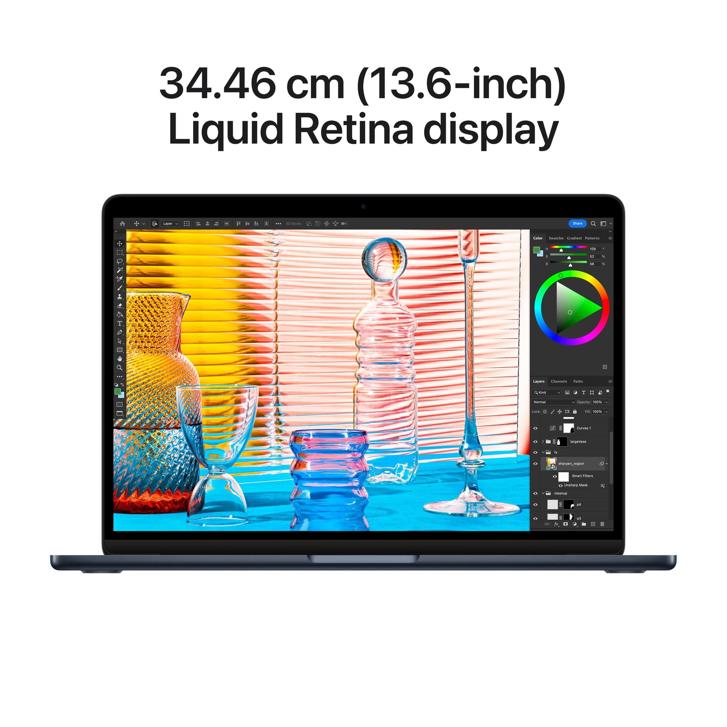 13-inch MacBook Air: Apple M2 chip with 8-core CPU and 10-core GPU, 512GB SSD - Midnight